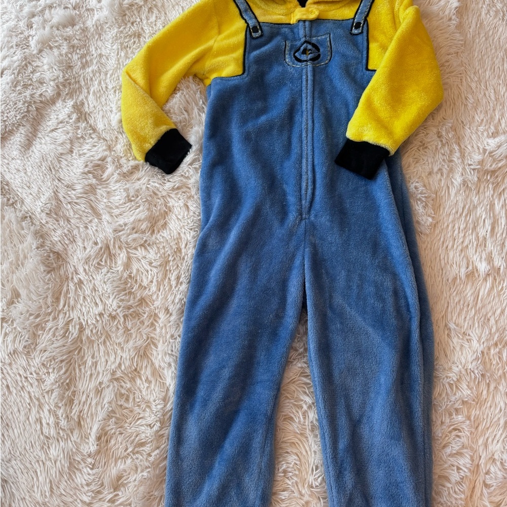 Kids Yellow and Blue Overalls